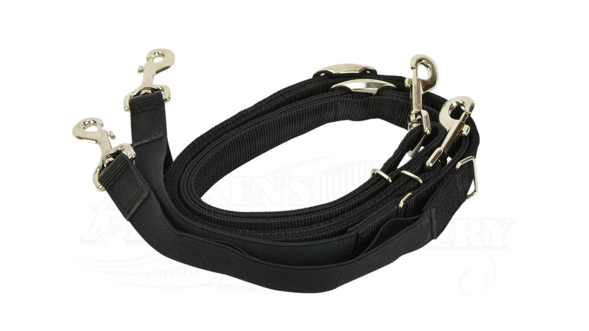 Nylon Side Reins with Elastic and Buckle adjustment