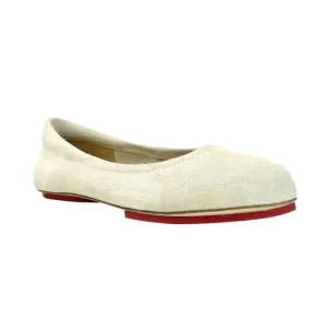 Off-White Shade Velvet Whisper Sahach Ballet Flats