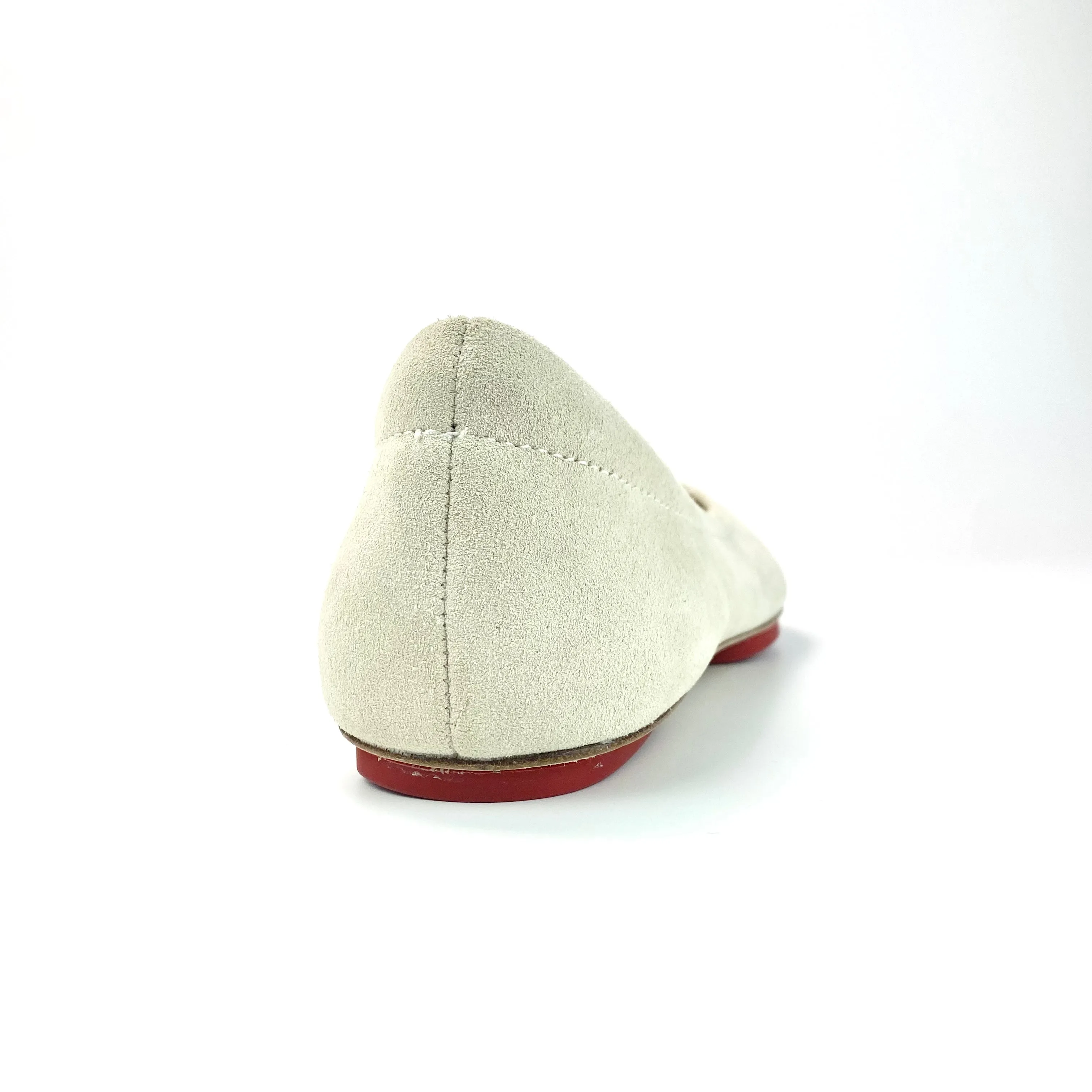 Off-White Shade Velvet Whisper Sahach Ballet Flats