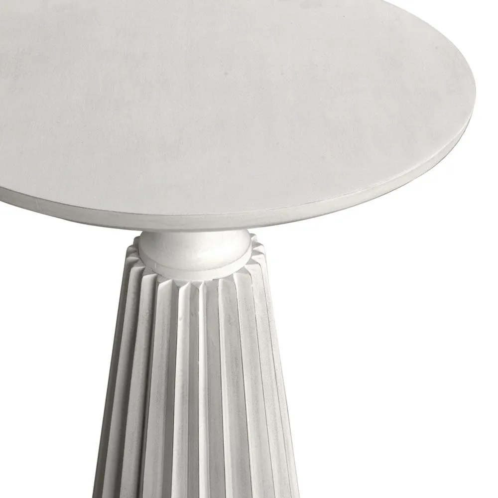 Orson Side Table, White Wash