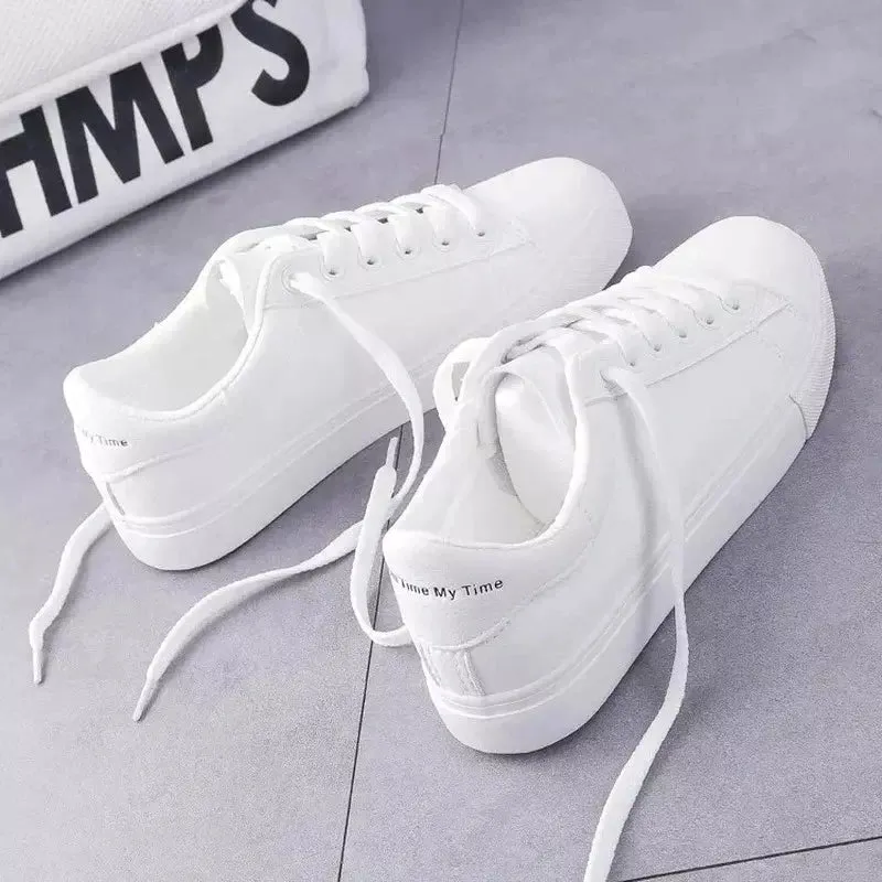 Orthopedic white sneakers