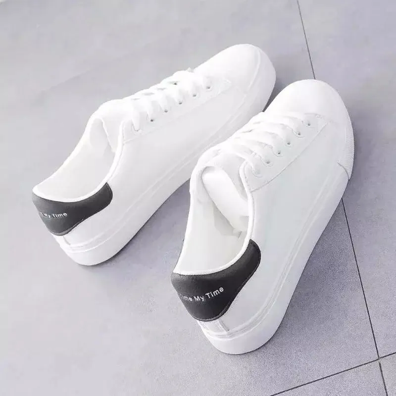 Orthopedic white sneakers
