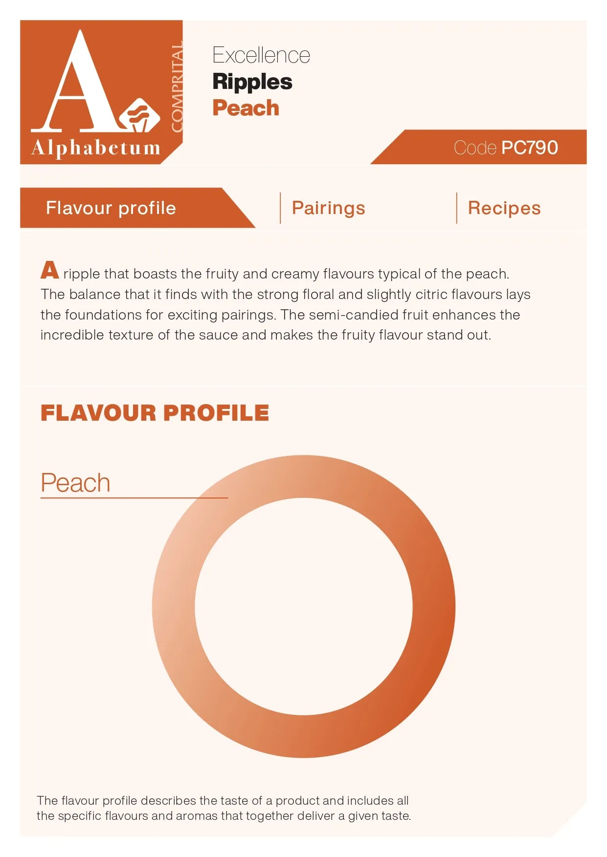 Pesca (Peach) Ripple - Case of 2 x 3 kg Units