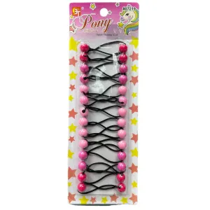 Ponytail Holders 12 mm (KIDS)-14PCS #07219 (31.134)