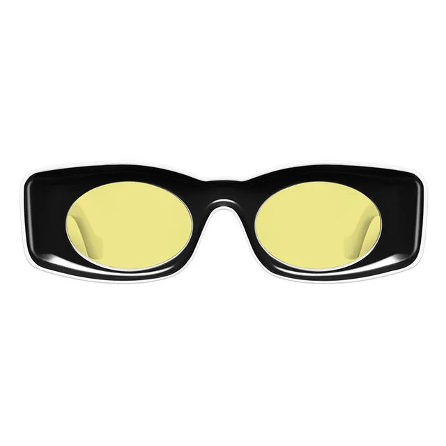 Punk Square Sunglasses Women Luxury
