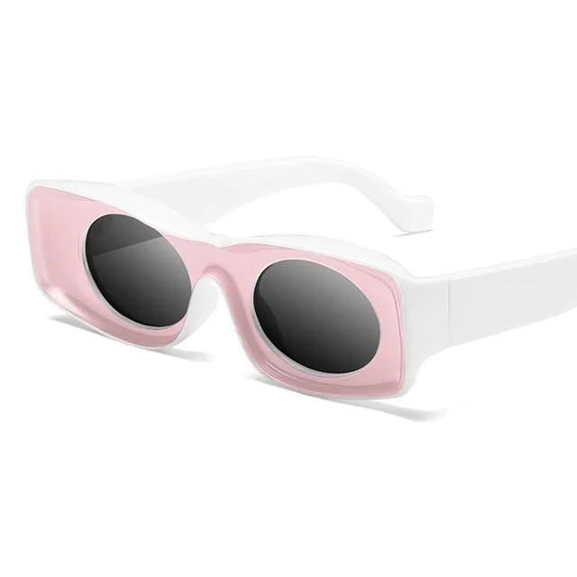 Punk Square Sunglasses Women Luxury