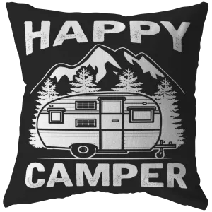 "Happy Camper" Pillow