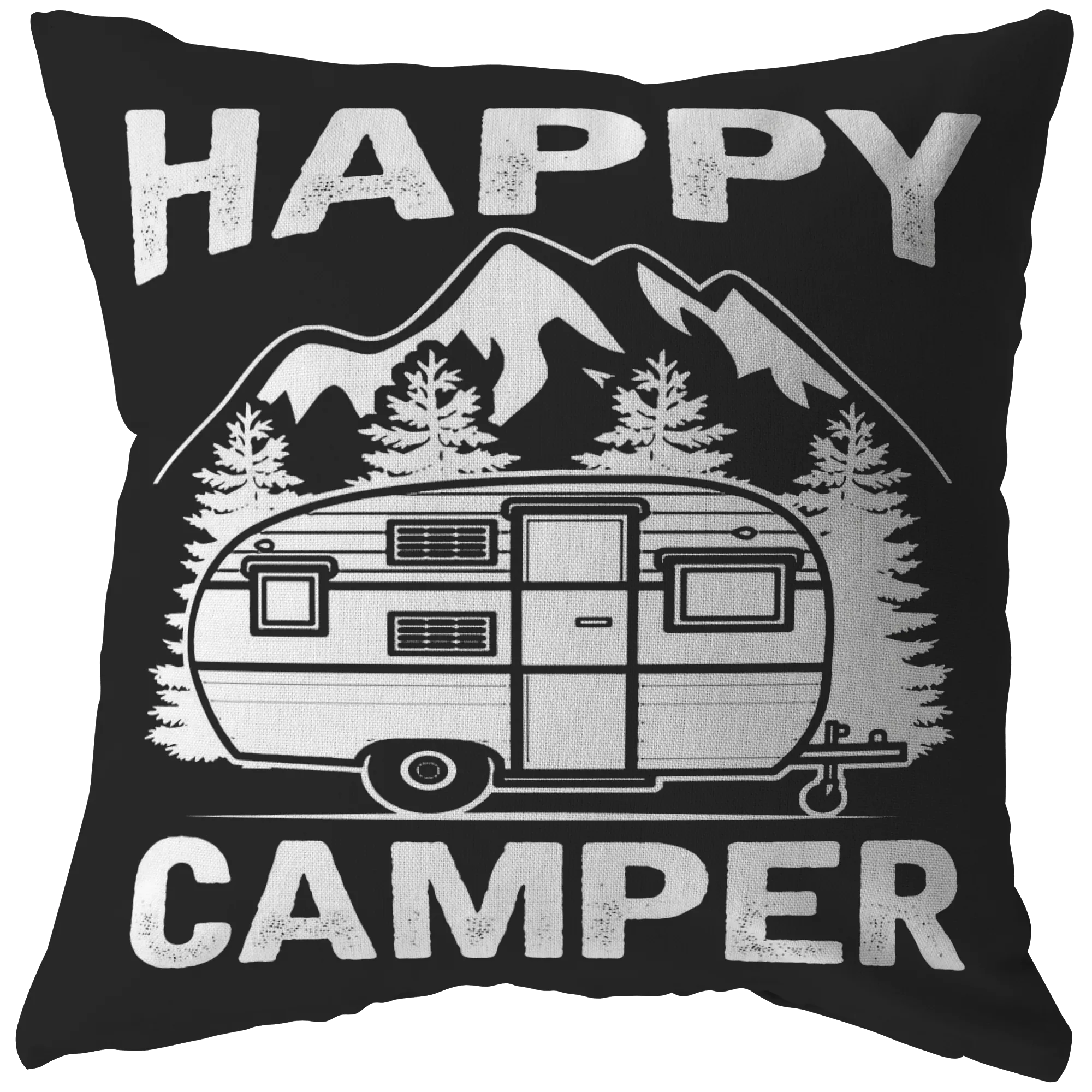 "Happy Camper" Pillow