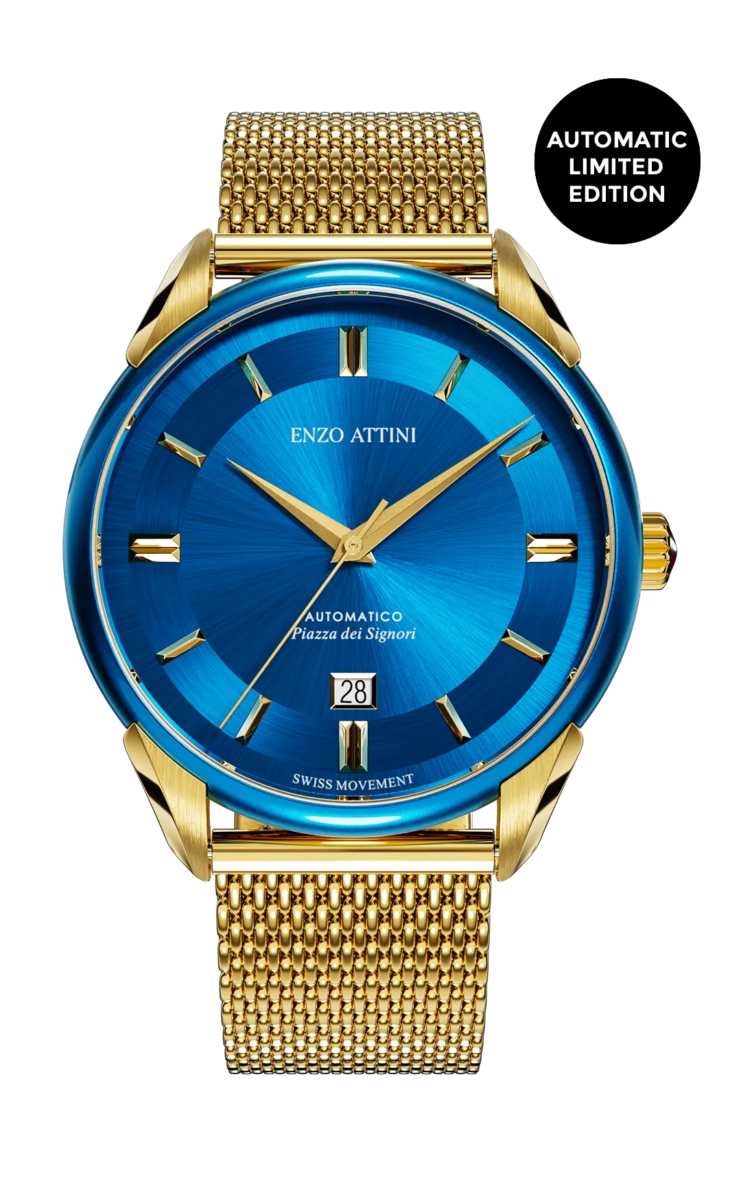 "Piazza dei Signori" Automatic - Mesh Strap / Swiss Movement