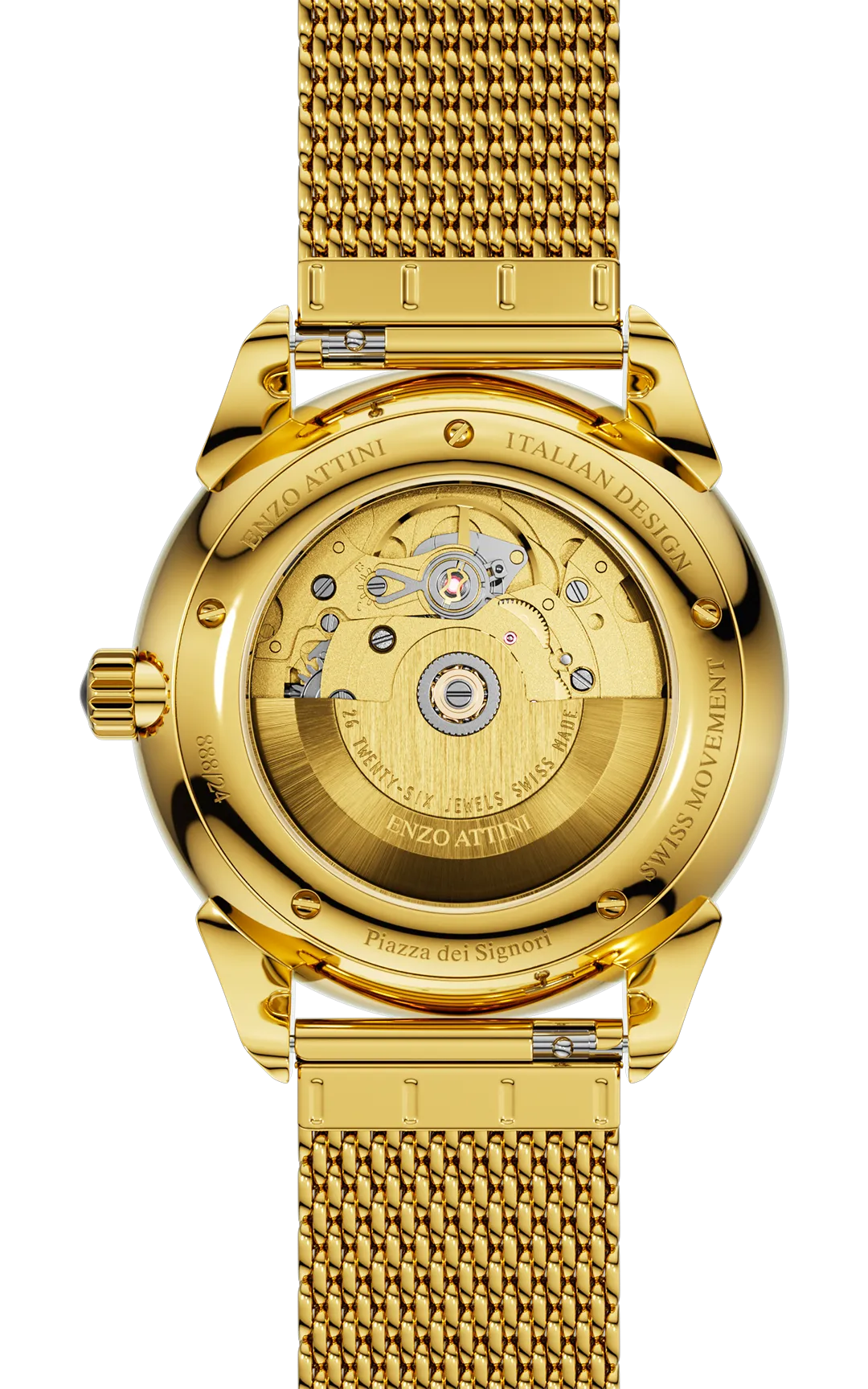"Piazza dei Signori" Automatic - Mesh Strap / Swiss Movement