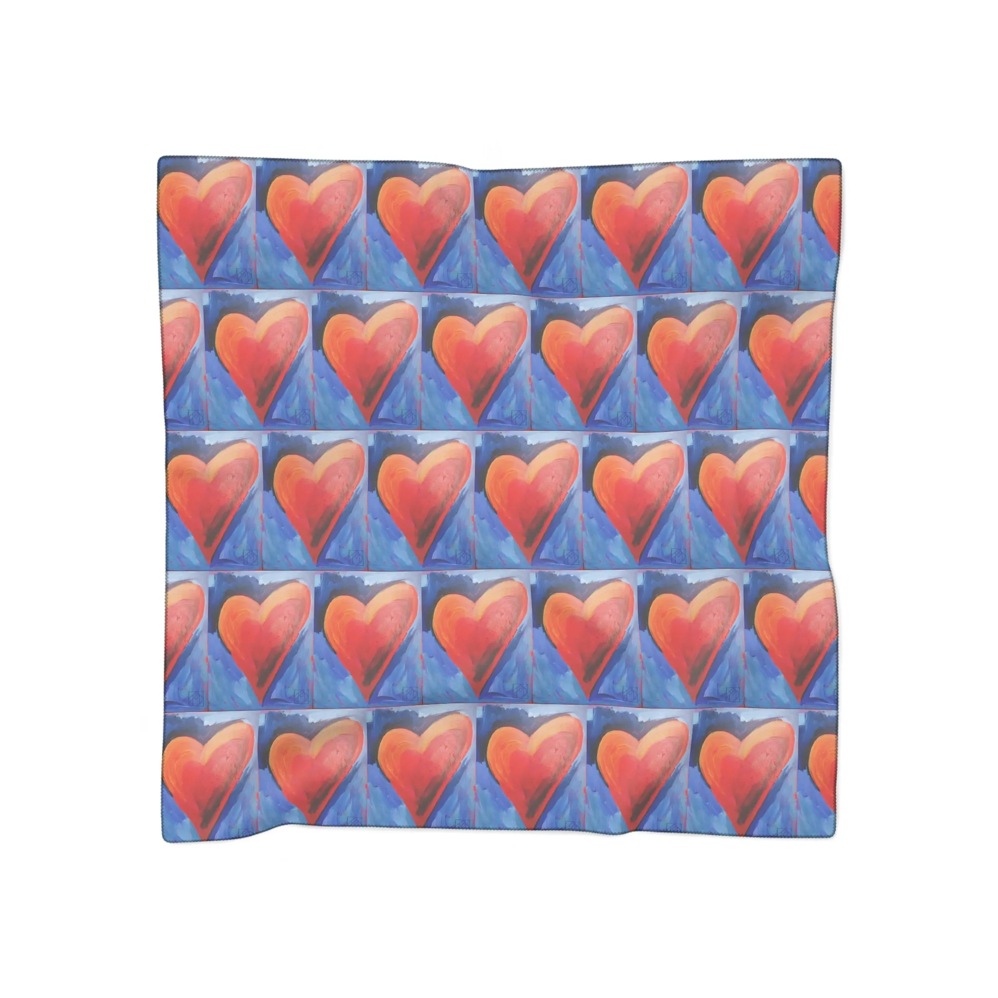 "Red Heart" - Light Poly Scarf