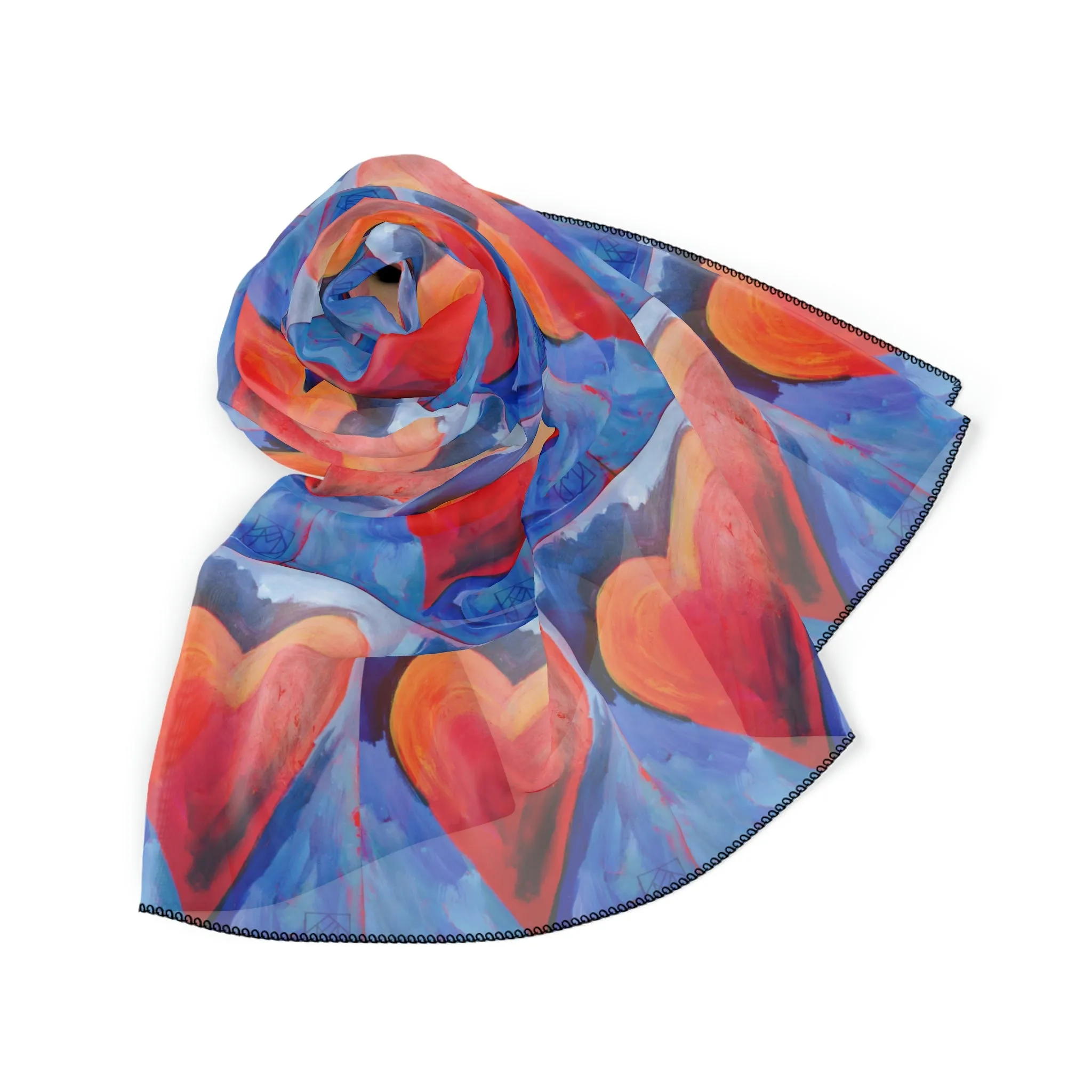 "Red Heart" - Light Poly Scarf