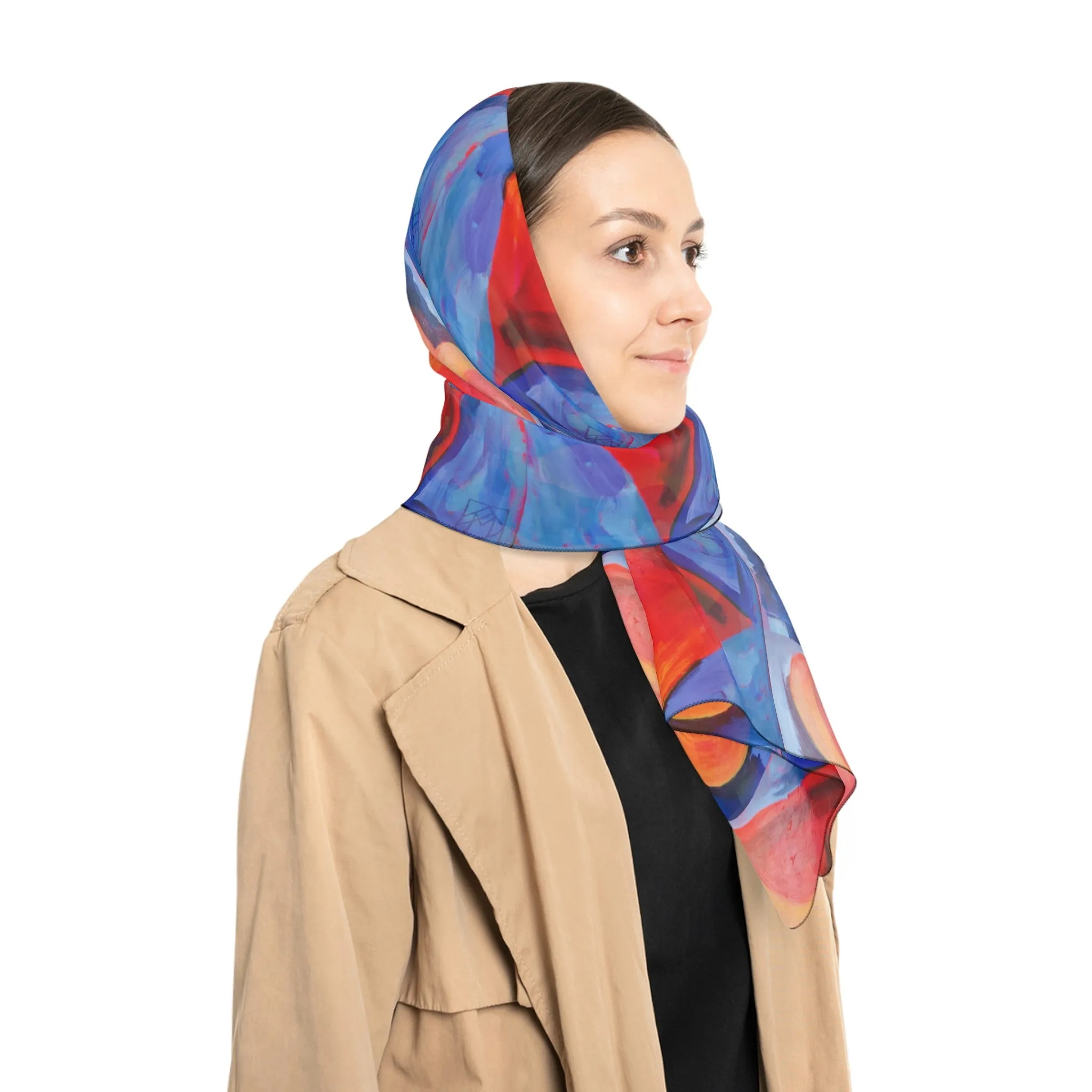 "Red Heart" - Light Poly Scarf