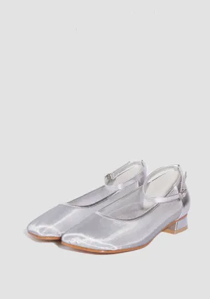 Royan Mesh flats-Silver