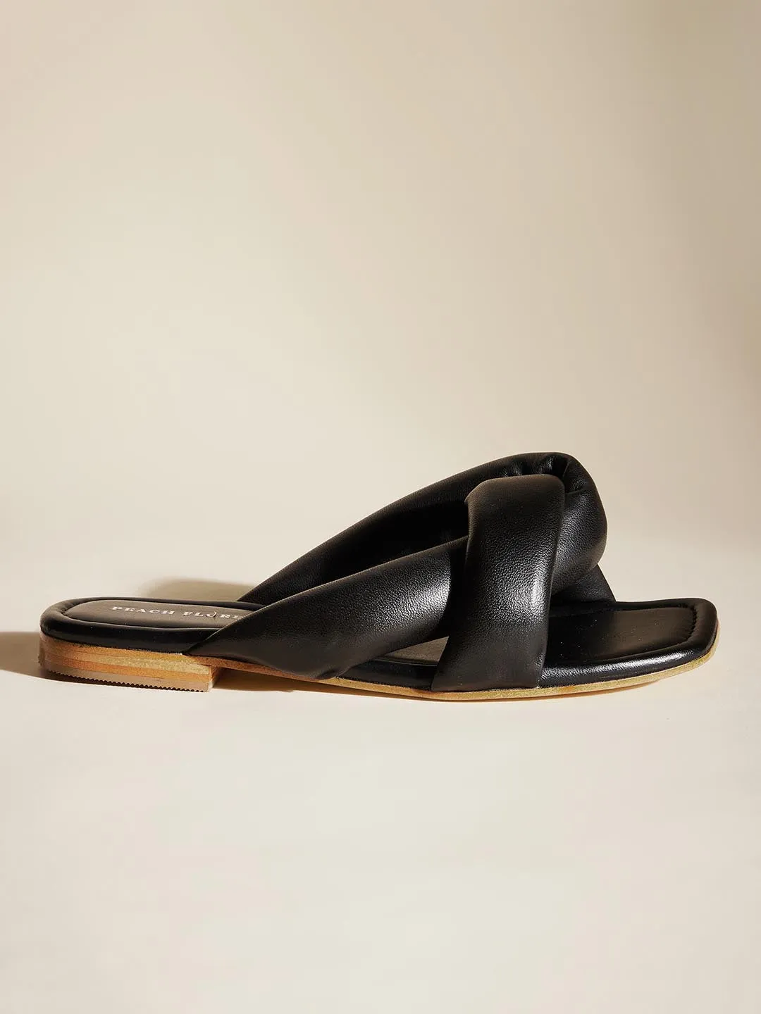 Sage Leather Flats