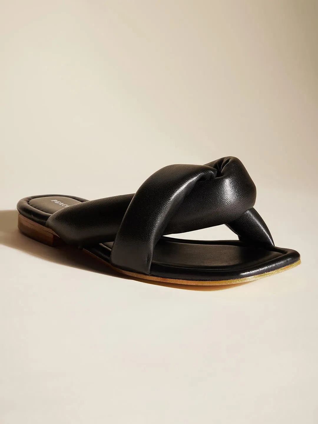 Sage Leather Flats