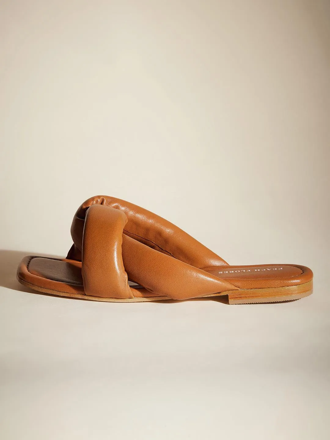 Sage Leather Flats