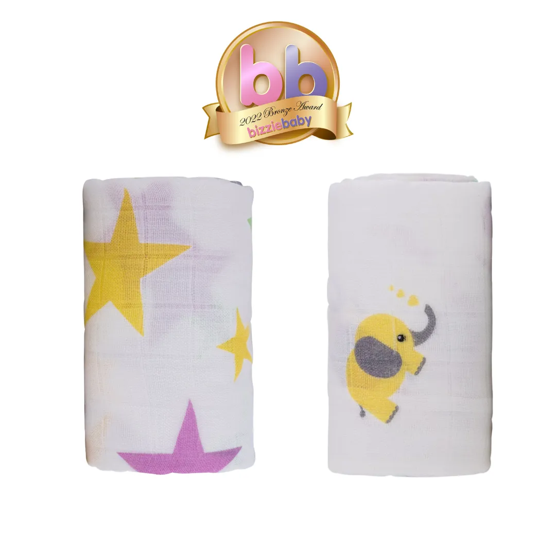 Silky Soft Muslin Swaddles 4 Packs   SAVE £40
