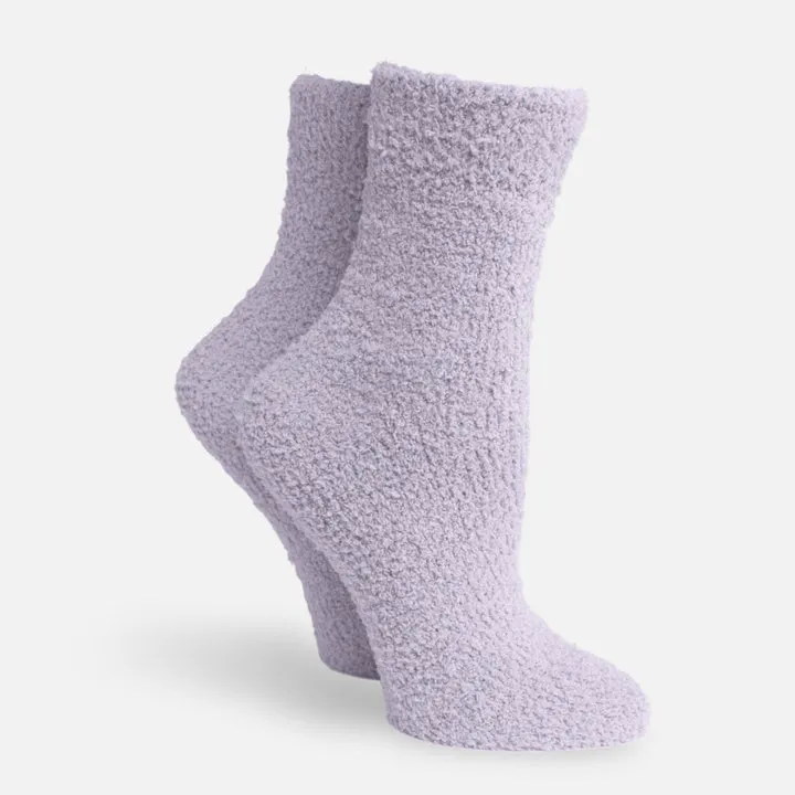 Solid Luxury Soft Crew Socks - Assorted