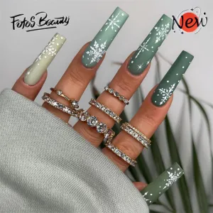 Square Christmas  Luxury Green