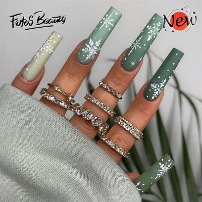 Square Christmas  Luxury Green