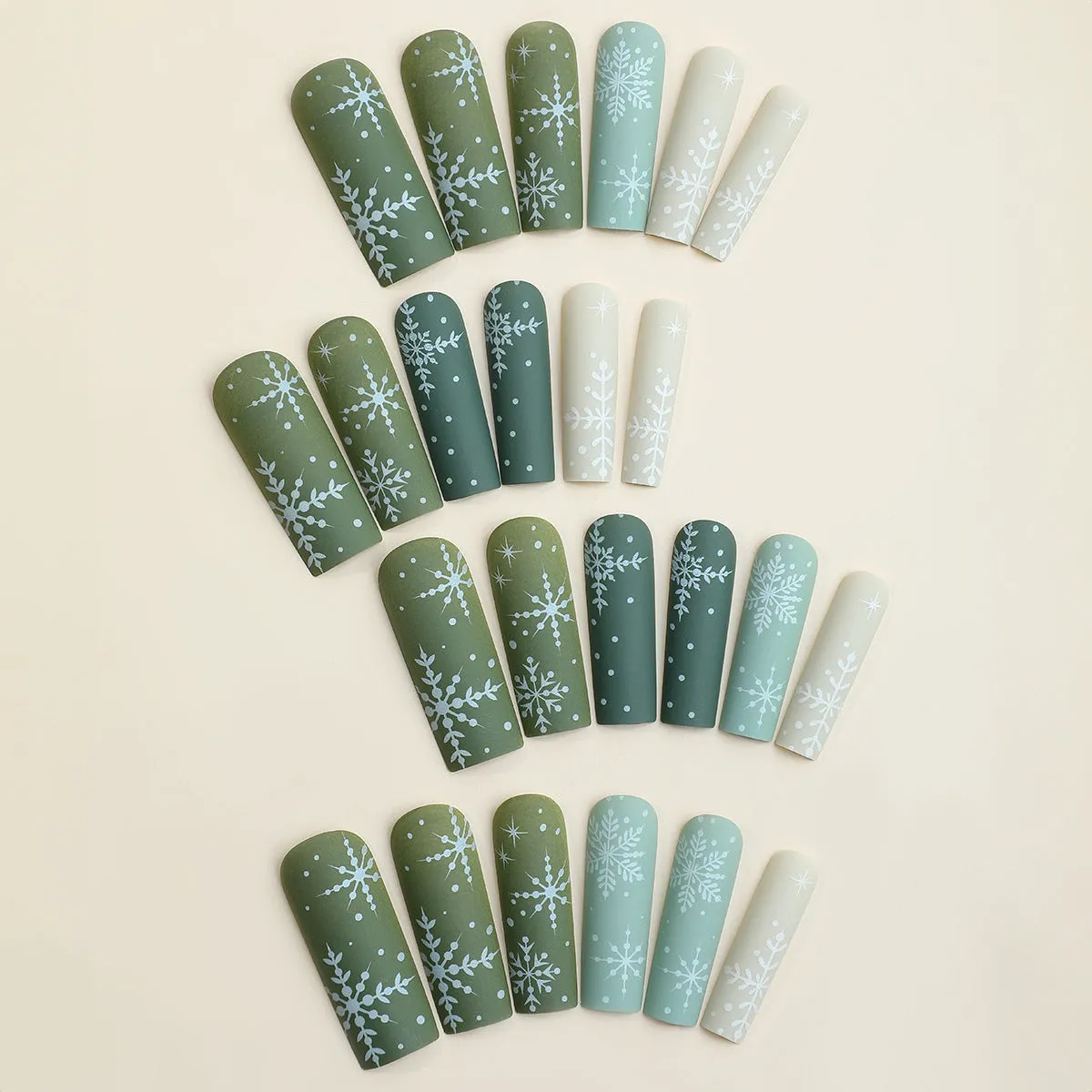 Square Christmas  Luxury Green