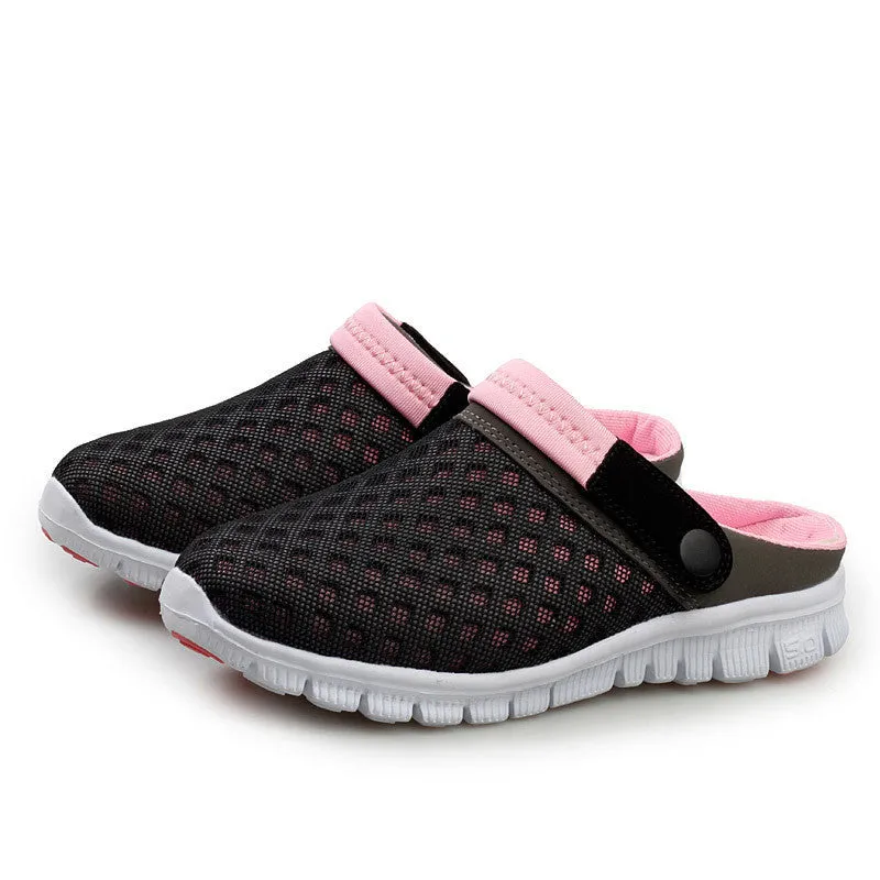 Summer Men Women Slip-on flats Shoes Breathable Mesh Leisure Shoes Unisex Couples Casual Shoes Zapatos