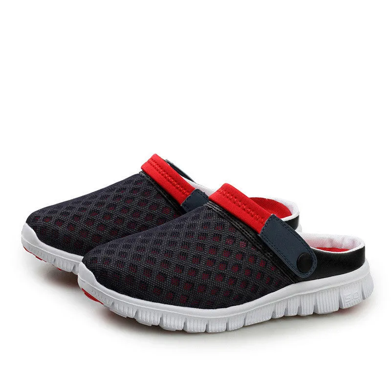 Summer Men Women Slip-on flats Shoes Breathable Mesh Leisure Shoes Unisex Couples Casual Shoes Zapatos