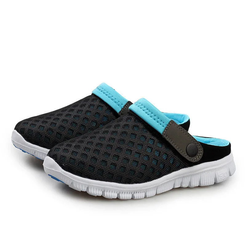 Summer Men Women Slip-on flats Shoes Breathable Mesh Leisure Shoes Unisex Couples Casual Shoes Zapatos