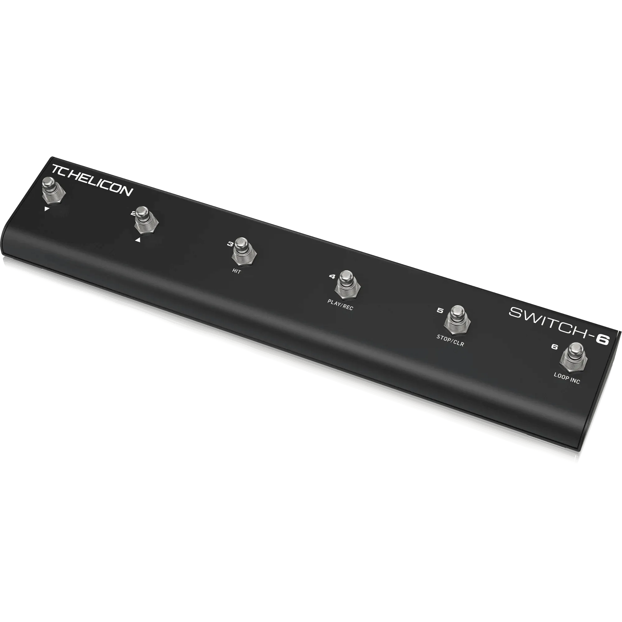 TC Helicon SWITCH-6 Sturdy 6-Switch Accessory Pedal for Expanded Effects Control