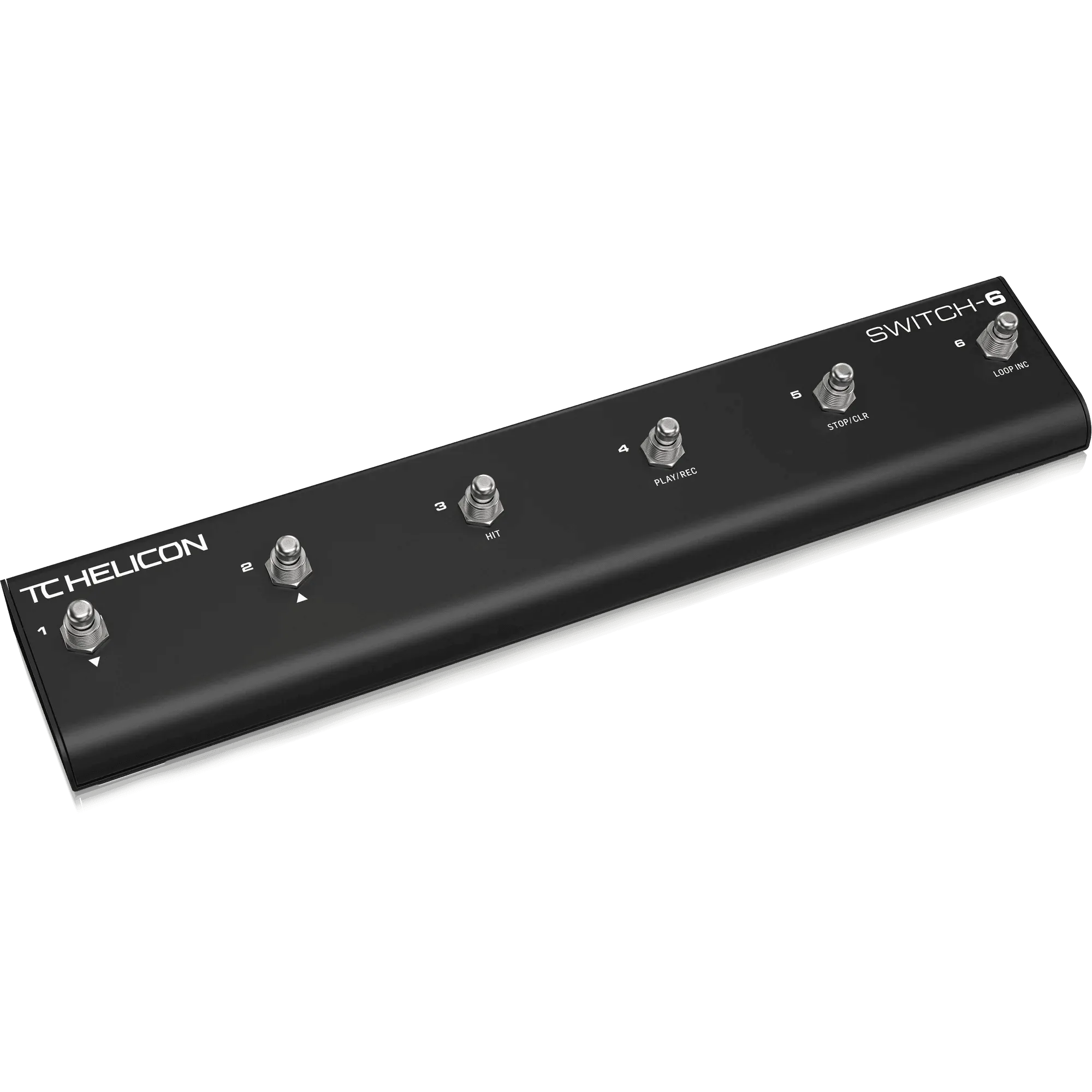 TC Helicon SWITCH-6 Sturdy 6-Switch Accessory Pedal for Expanded Effects Control