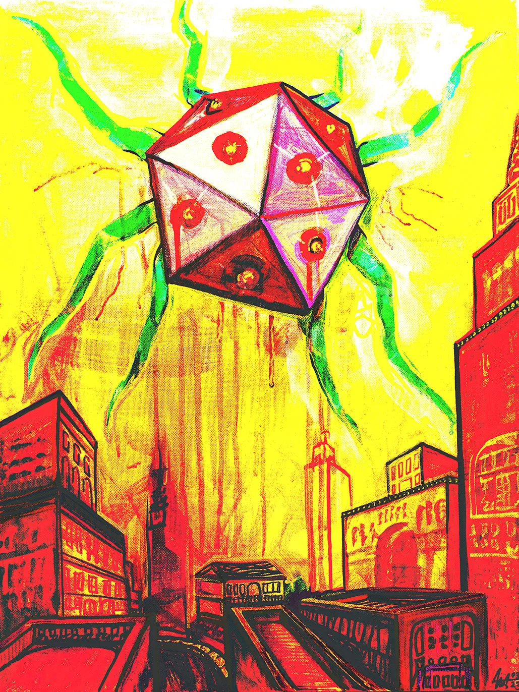 The All-Seeing Carcinogen Print