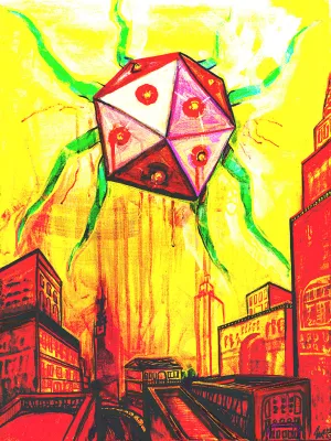 The All-Seeing Carcinogen Print