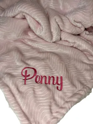 The Hadley Luxury Blanket - Pink