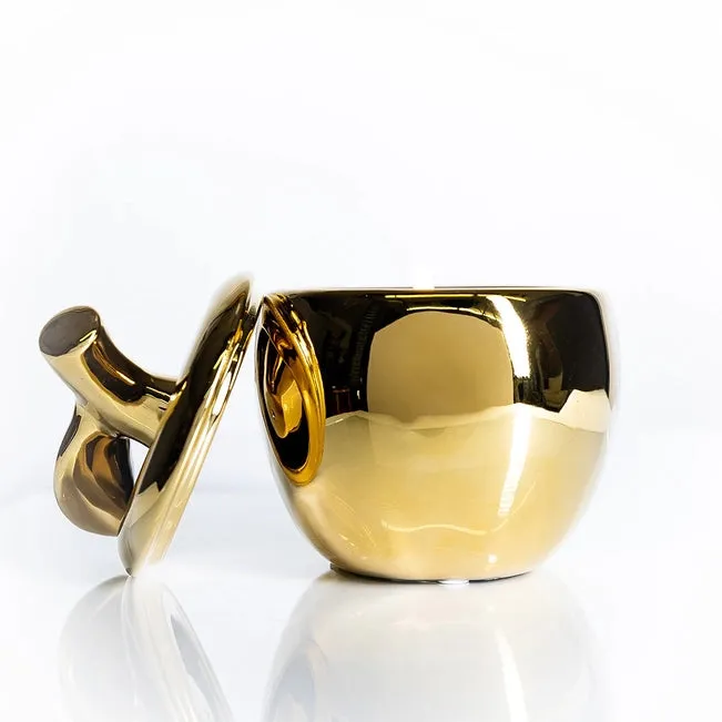 Thompson Ferrier Gold Malus Apple Candle -English Rose
