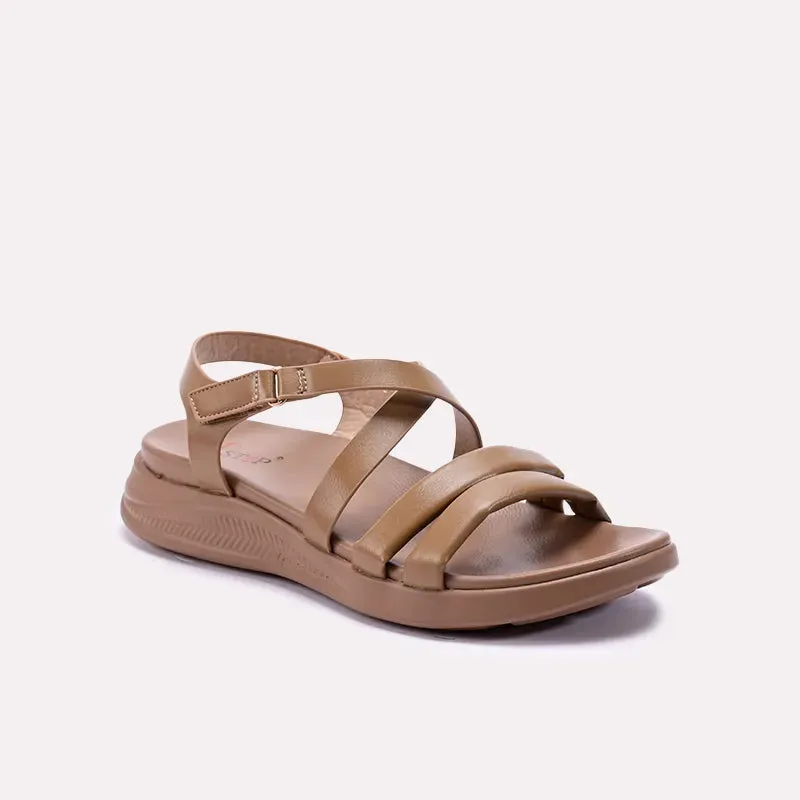 Trista Brown Comfy Sandals 0421323