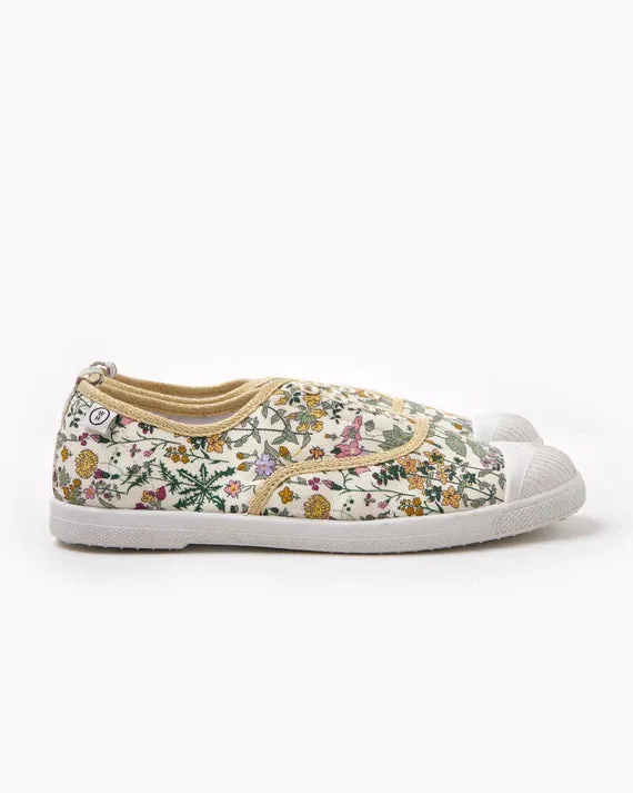 Walnut - Liberty Euro Canvas - Field Flowers