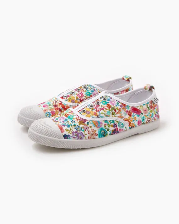 Walnut - Liberty Euro Canvas - Meadow Pink