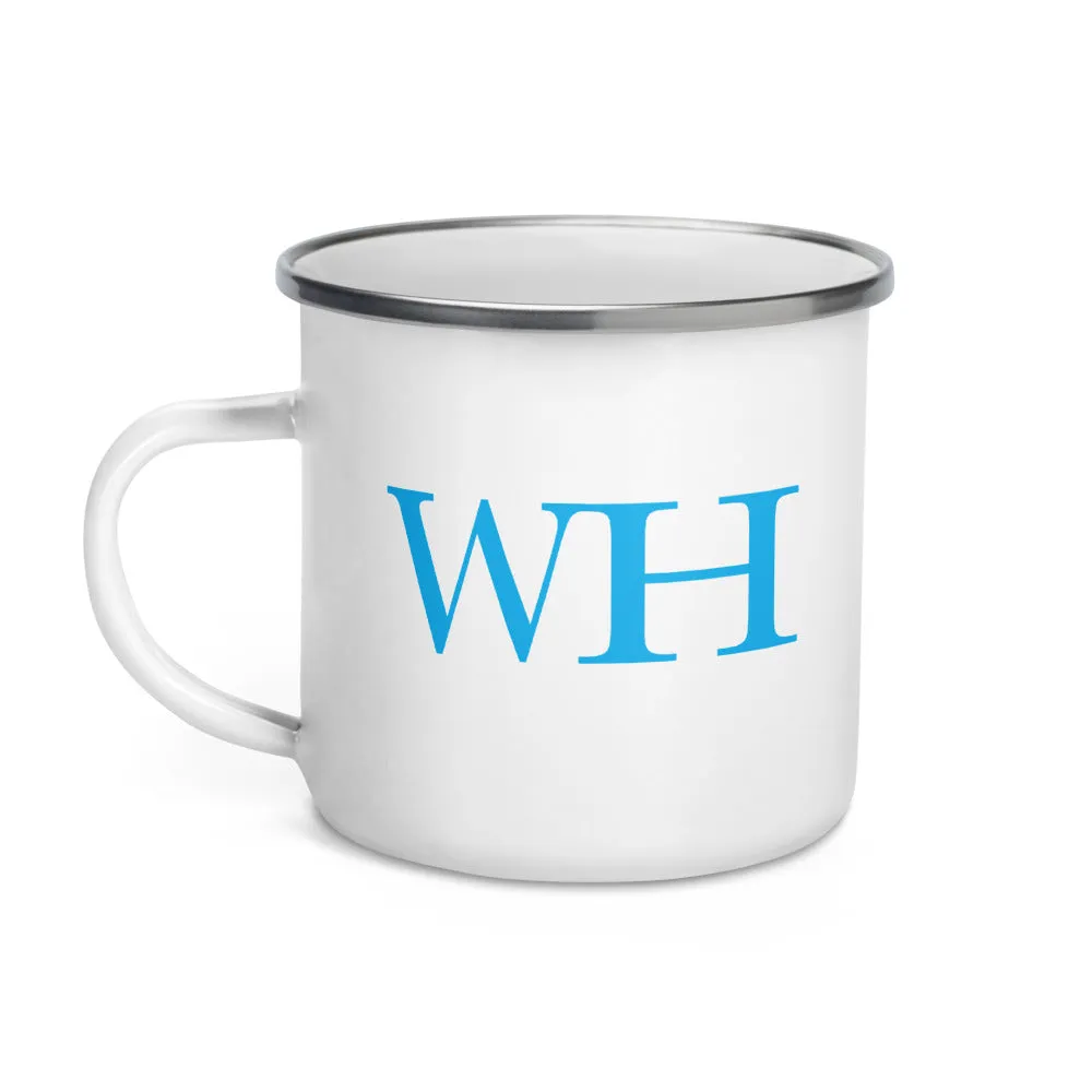 Watch Hill 'WH' Logo Enamel Mug (Cyan)