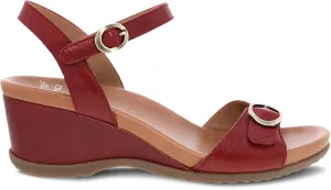 Women's Arielle Wedge Sandal In Red Glazed