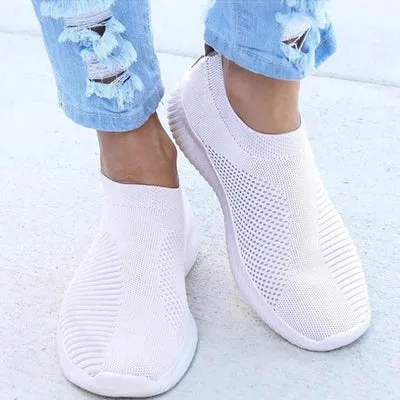 Women's Breathable Comfortable Slip-On Walking Shoes