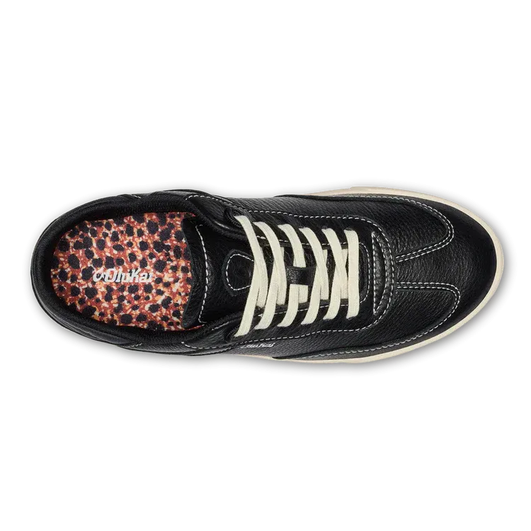 WOMEN'S OLUKAI HA'UPU SNEAKER | ONYX / ONYX