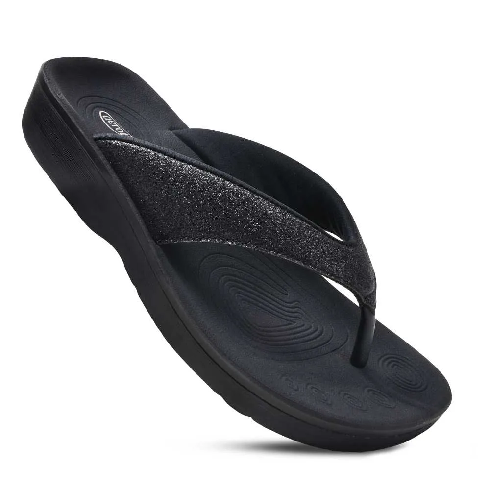 Women's Sandals Crystal Myst Black