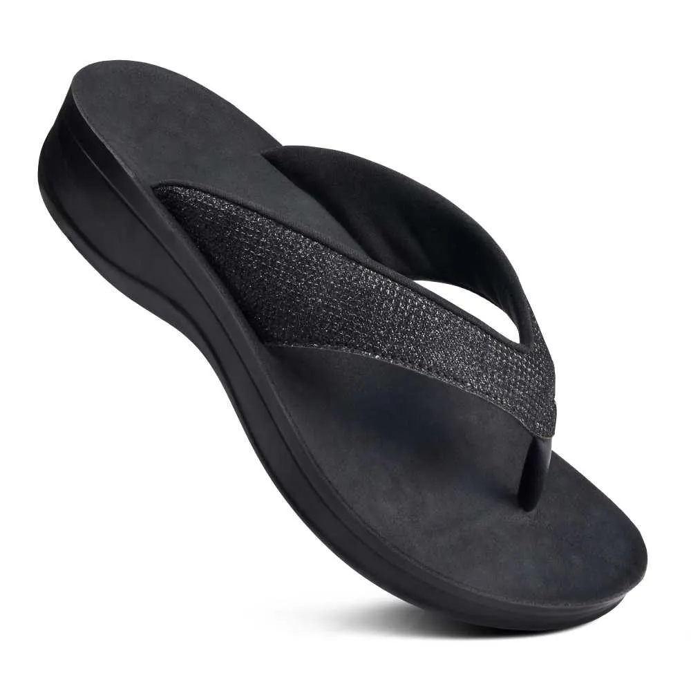 Women's Sandals Sparkle Black