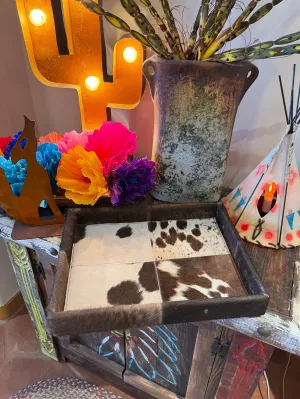 XL cowhide Tray