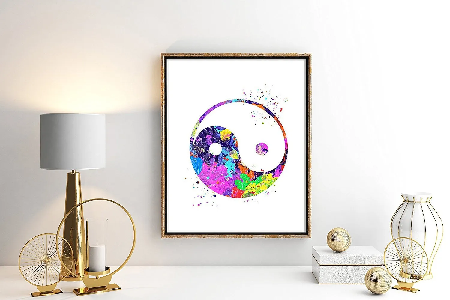 Yin Yang  Art Print - Unframed