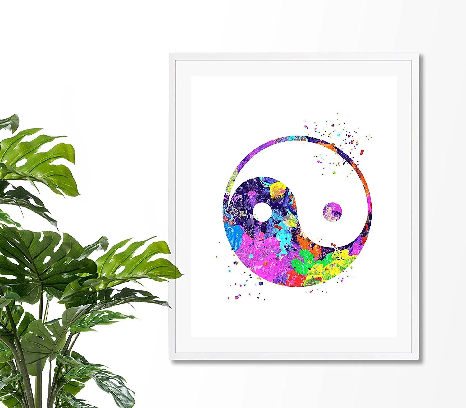 Yin Yang  Art Print - Unframed