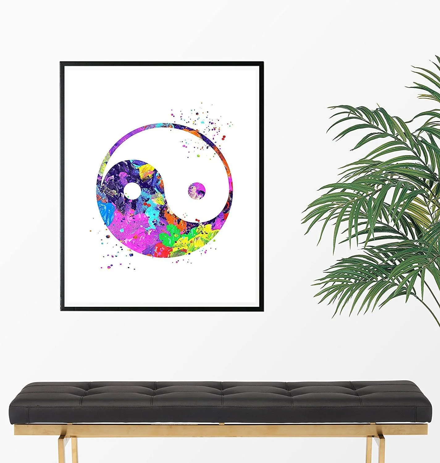 Yin Yang  Art Print - Unframed
