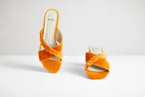 ZUCCA ORANGE OPEN SLIPPER